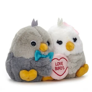 LOVEBIRDS SWIZZELS LOVE HEARTS 18 CM VÖGEL 37421 PLÜSCHTIER WEICH KUSCHELTIER TEDDY - Bild 1 von 8