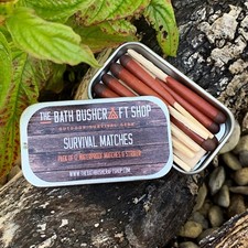 12 X WATERPROOF/WINDPROOF SURVIVAL MATCHES BUSHCRAFT SURVIVAL EDC CAMPING