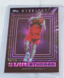 Topps MIDNIGHT 2023/24 | *GRADEY DICK* /12 Star Studded Insert Parallel - Picture 1 of 6