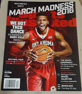 Buddy Hield Oklahoma Sooners FIRMADO AUTOGRAFIADO Deportes Ilustrados SI Certificado de Autenticidad 2016 - Imagen 1 de 2