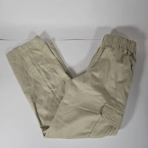 The Childrens Place Adjustable Tan Cargo Uniform Pants Boys Size 7 - Picture 1 of 4