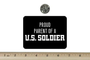 3 x 4 Biker Refrigerator Magnet Proud Parent Of A U.S. Soldier BM710 - Picture 1 of 1