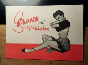 Alte Werbung & Bestellschein für Buch Erotik und Spitzenhöschen von Karl Klein - Bild 1 von 1