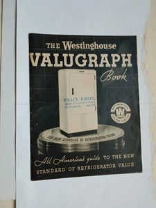 THE WESTINGHOUSE VALUGRAPH BOOK 1936 Refrigerator Value Catalog - Picture 1 of 7