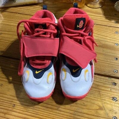 Tênis Nike Speed Turf infantil tamanho 3Y BV2526-102 laser laranja vermelho branco - Imagem 1 de 4