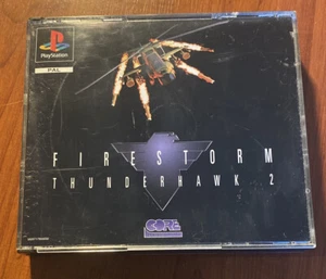 Vintage 1995 Firestorm: Thunderhawk 2 Sony PlayStation 1 PS1 Komplett (Fat Box) - Bild 1 von 11