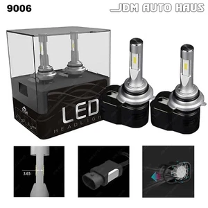 Xenon White 6000K 9006 60W Low Beam Headlight LED Lights Bulb Conversion Kit - Picture 1 of 12