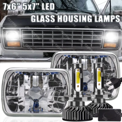 Faros LED Hi-Lo para Ford E-150 E-250 Econoline Van Club Wagon 5x7" 7x6" Foto 1 de 4