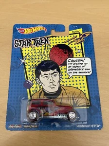 Hot Wheels Star Trek Sulu MIDNIGHT OTTO Real Riders POP CULTURE H205 - Foto 1 di 3