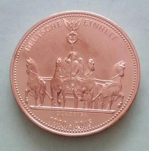 Medaille DEUTSCHLAND Einigkeit und Recht und Freiheit 1990-2015 - Bild 1 von 2