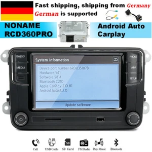 NONAME RCD360 PRO RCD330 187B Für VW Tiguan Golf Android Auto Carplay Autoradio - Bild 1 von 12