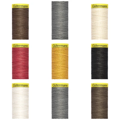 Strong Linen Thread by Gutermann 5 x 50m Reels (Whole Box of 5 Reels) - Image 1 of 4