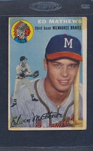 1954 Topps #030 Ed Mathews Braves Poor *1254 - Bild 1 von 1