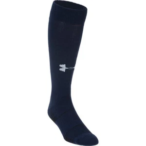 NWT Under Armour UA YOUTH Football Socks Over-the-Calf Midnight Navy Blue L/1-4Y - Picture 1 of 4