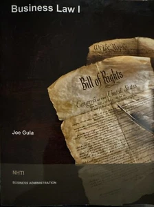 Business Law 1 NHTI Business Administration - Picture 1 of 7