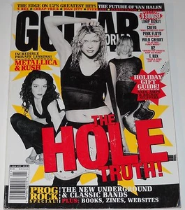 Guitar World Magazine January 1999 The Hole Truth The Edge Van Halen Pink Floyd - Picture 1 of 12