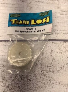 Vintage Team Losi A-3912 XXXNT 32P Spur Gear 51T XXX NT NOS BOX A3 - Picture 1 of 2
