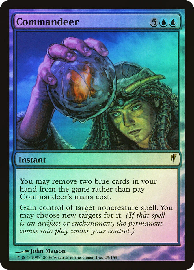 MTG FOIL Commandeer  - Coldsnap #29 - Image 1 of 1