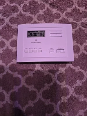 White Rodgers P150 White 24V Heating & Cooling Programmable Thermostat - Image 1 of 4