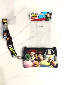 Disney Toy Story Woody Buzz Lightyear Lanyard ID Badge Holder/Cash/change holder - Picture 1 of 4