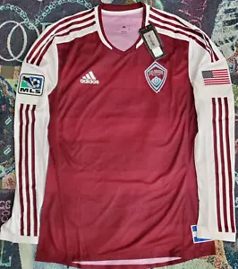 NWT Adidas Colorado Rapids Authentic Jersey Shirt Camiseta MLS M - Picture 1 of 8