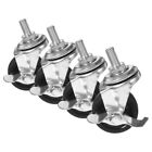 4 Pcs Trolley Wheels Replacement for Rolling Cart Caster Casters