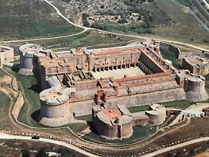 “Forteresse de Salses” Poster, French Castle by Vauban, 24”x20”, 60cm X 50cm - Picture 1 of 3