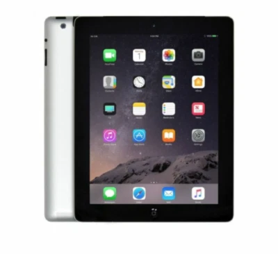 Apple iPad 4th Gen A1458 Wi-Fi 16GB  Silver/ Black 9.7" -12 Months Warranty  - Image 1 of 4