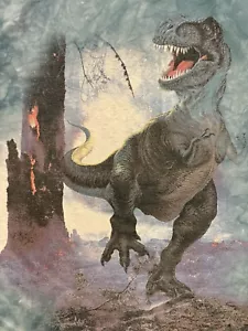 Vintage 90s The Mountain Tyrannosaurus Rex Big Front T Rex T Shirt (Extra Large) - Picture 1 of 6