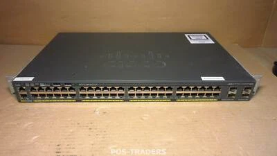 CISCO WS-C2960X-48TS-L Catalyst 2960-X 48x GigE, 4x 1G SFP, LAN Base Switch - Image 1 of 4