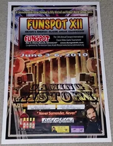 Funspot XII Poster Video Gaming History Classic Arcade Championship 2010 June - Picture 1 of 4