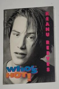 RARE 1992 Vintage Dell “Who's Hot” KEANU REEVES Booklet -  MINI Paperback - Picture 1 of 2