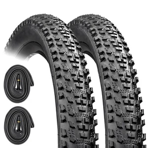 Pair 700 x 38c Bike Tyres and Tubes - Gravel Hybrid Fast Rolling + INNER TUBES - Picture 1 of 6