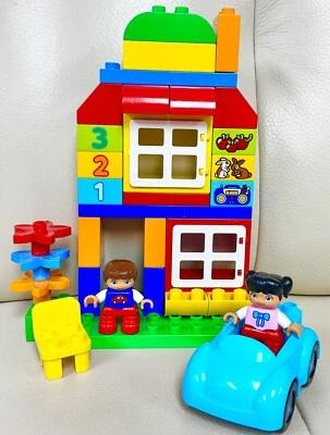 LEGO DUPLO 36pc House Blocks Bricks Building Set Car~Boy~Girl Playhouse - Image 1 of 4