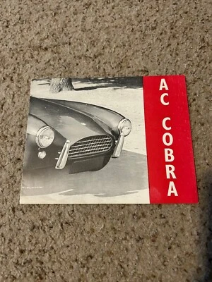 1960s Shelby AC 289 ford powered Cobra, Right hand drive literature. - Image 1 of 4