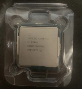 INTEL CORE I7-9700K PROCESSOR | 3.60GHZ | SRG15 (Tested) - Photo 1/2