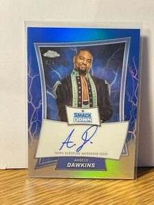 2025 Topps Chrome WWE Chrome Refractor Auto /150 Angelo Dawkins Street Profits - Picture 1 of 2