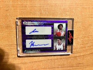 2022-23 Leaf Multigraphics - Jalen Wilson / Kevin McCullar - Dual Auto #d 7/25