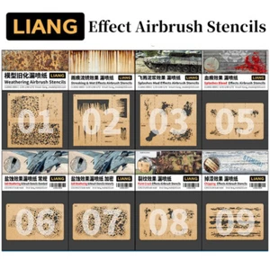 Weathering Effect Airbrush Stencils Decoration Tools For 1/35 1/48 1/72 Model - Picture 1 of 22