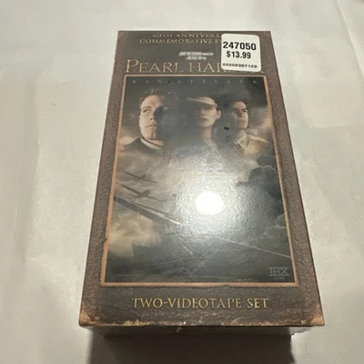 New Sealed “Pearl Harbor” Movie VHS Tape 60th Anniversary MICHAEL BAY Film - Image 1 of 4