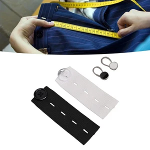 20pcs Extender Button Set With 10 Elastic Waist Extender Button 10 Collar Exten - Picture 1 of 12