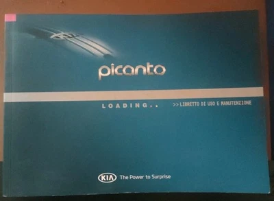 Kia Picanto Manuale Uso E Manutenzione Edizione 2012 In Italiano  - Immagine 1 di 2