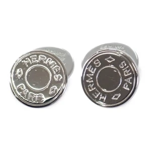 HERMES Manschetten Silber Metall Herren - Bild 1 von 8