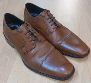 J Murphy Schuhe Herren Größe 12 M Braun Leder Kappe Zehe Oxford Schnürschuhe Elegant  - Bild 1 von 11