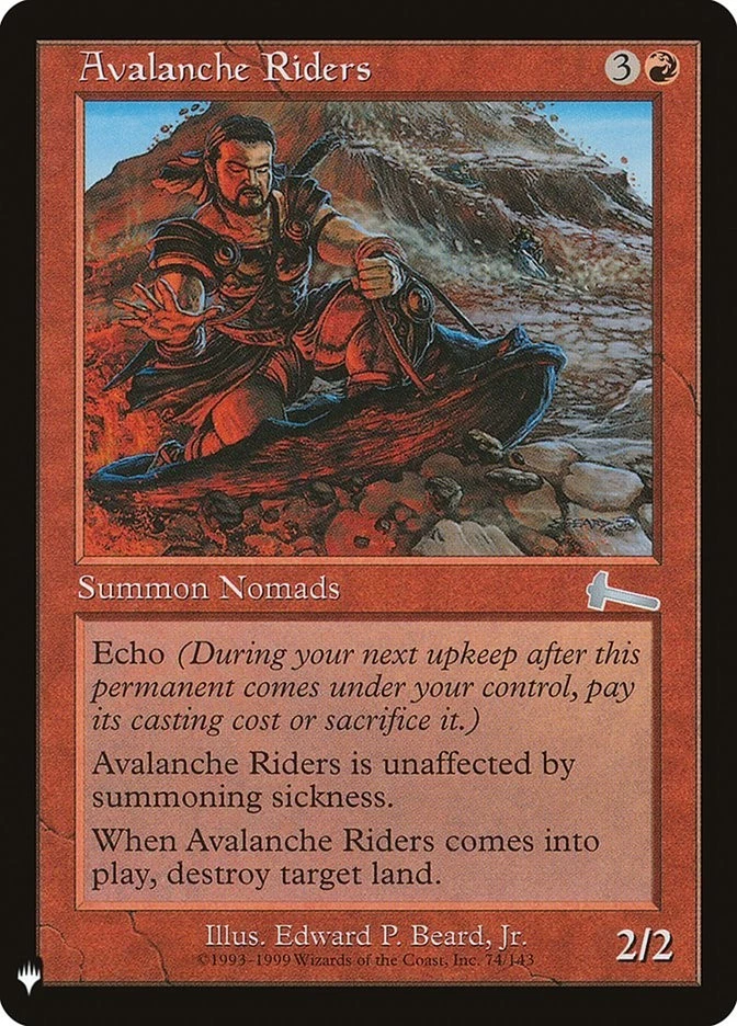 Avalanche Riders - Mystery Booster #074/144 MTG Magic The Gathering - Image 1 of 1