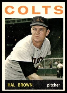 1964 Topps Hal Brown Houston Colt .45s #56 C36 - Imagen 1 de 2
