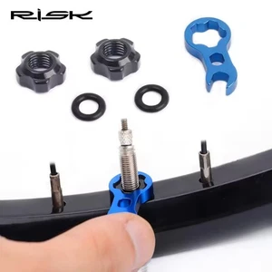 Risiko Ventil Kern Düse MTB Mountainbike Rennrad Tubeless Ventilmutter Einbauschlüssel - Bild 1 von 9