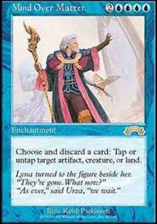 MTG English Mind over Matter Heavy Play Normal Exodus - Image 1 of 1