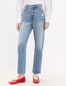 Jean droit en jean LOFT coupe fraîche taille haute 28 taille 6 coton mélangé - Photo 1/7