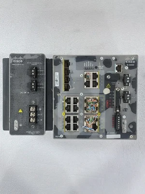 Cisco IE-4000-8GT8GP4G-E Industrial Ethernet Switch PWR-IE170W-PCAC=V01 Sell Set - Image 1 of 4
